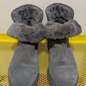 Women's UGG Gray Shearling Boots
